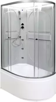 Душевая кабина 120x80x200 см Deto L620LNLED+GM прозрачное