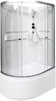 Душевая кабина 120x80x200 см Deto L620RN прозрачное