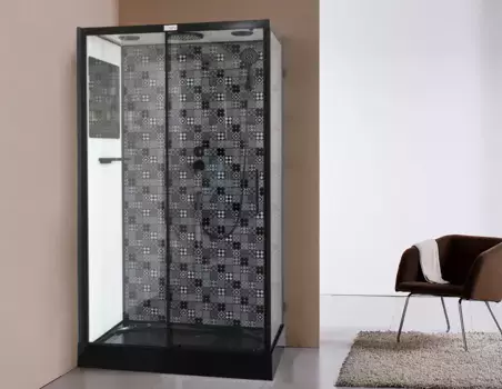 Душевая кабина 120x80x210 см Esbano Elegancia ESB-1280 CKR прозрачное