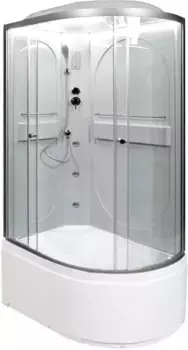 Душевая кабина 120x80x215 см Deto L620LLED+GM прозрачное