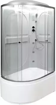 Душевая кабина 120x80x215 см Deto L620RLED+GM прозрачное