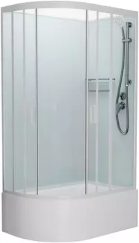 Душевая кабина 120x80x215 см Frank F412/2R White 138009 прозрачное