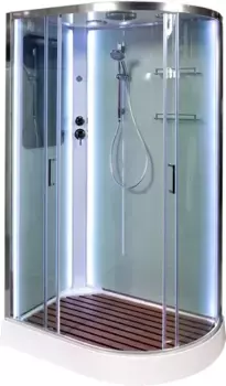 Душевая кабина 120x80x220 см Deto A102LLEDKN прозрачное