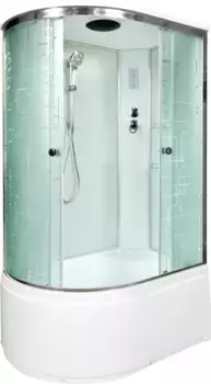 Душевая кабина 120x80x220 см Deto EM4512REL матовое с прозрачным узором