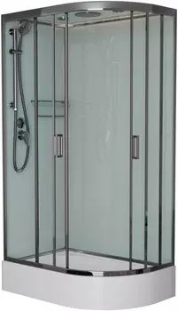 Душевая кабина 120x80x220 см Frank F412/1L М Brilliant 20098 текстурное стекло