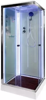 Душевая кабина 120x90x220 см Deto K402SLED прозрачное