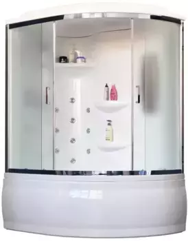 Душевая кабина 150x100x225 см Royal Bath RB150ALP-C-CH-L матовое