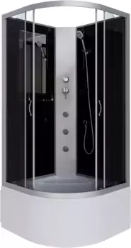 Душевая кабина 80x80x200 см Niagara NG-2507-14BKG тонированное