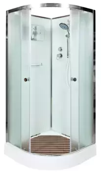 Душевая кабина 80x80x208 см Deto D08 матовое