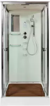 Душевая кабина 80x80x220 см Deto V8015 прозрачное