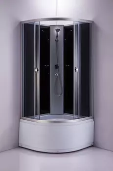 Душевая кабина 90x90x200 см Niagara NG-2508-14BK тонированное