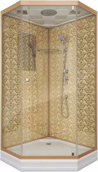 Душевая кабина 90x90x210 см Niagara NG-7701DG прозрачное