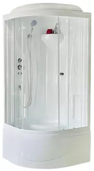 Душевая кабина 90x90x217 см Royal Bath RB90BK1-T прозрачное