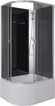 Душевая кабина 90x80x195 см Niagara E90/80/40R/TN/BK тонированное