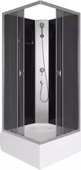 Душевая кабина 90x90x195 см Niagara E90/26Q/TN/BK тонированное