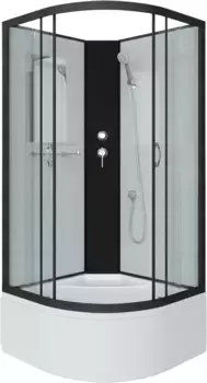 Душевая кабина 90x90x200 см Niagara NG-6708-14BK прозрачное