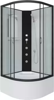 Душевая кабина 90x90x200 см Niagara NG-6708-14BKG прозрачное