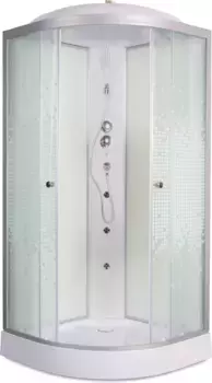 Душевая кабина 90x90x215 см Deto L909GM интимато