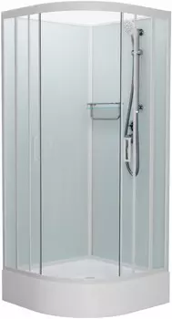 Душевая кабина 90x90x215 см Frank F409/1 М White 20025 текстурное стекло