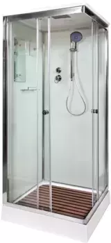 Душевая кабина 90x90x220 см Deto K409SEL прозрачное