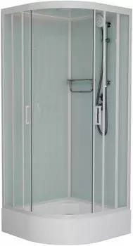 Душевая кабина 90x90x220 см Frank F409/1 М White 20024 текстурное стекло