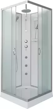 Душевая кабина 90x90x240 см Niagara NG-1101-14BKTG матовое