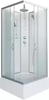 Душевая кабина 90x90x240 см Niagara NG-1108-14BKT матовое