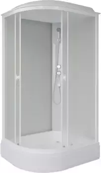 Душевая кабина Niagara Promo P100/70/26R/MT 100x70x215 см R, с крышей, средний поддон, профиль белый, стекло матовое