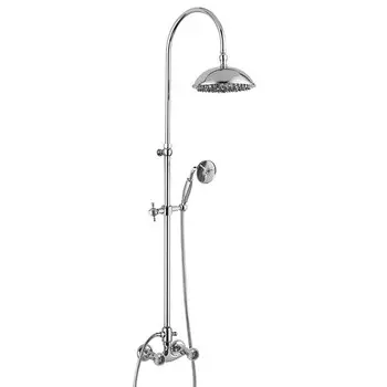 Душевая колонна со смесителем для верхнего и ручного душа хром Cezares Royal Palace ROYAL PALACE-CD-01-MS