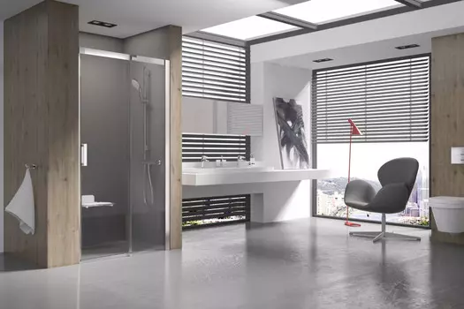 Душевая раздвижная дверь Ravak Matrix MSD2 110 R белый Transparent 0WPD0100Z1