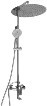Душевая система 400 мм WasserKRAFT A166.117.127.087.CH