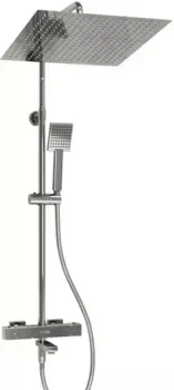 Душевая система 400 мм WasserKRAFT A199.119.141.087.CH Thermo