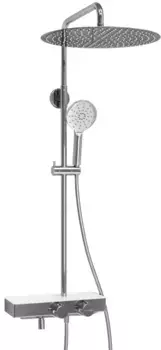 Душевая система 400 мм WasserKRAFT Aller A113.117.127.CH Thermo
