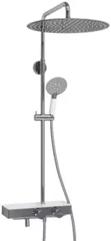 Душевая система 400 мм WasserKRAFT Aller A113.117.058.CH Thermo