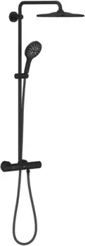 Душевая система Grohe Rainshower SmartActive 22119KF0 310 мм, с термостатом, черный матовый