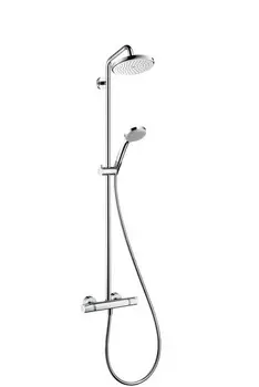 Душевая система Hansgrohe Croma 220 Showerpipe EcoSmart 27188000