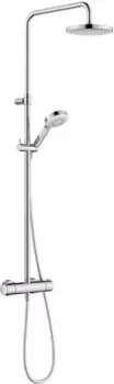 Душевая система Kludi Dive X 6807905-00 200 мм, с термостатом, хром