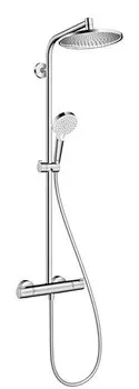 Душевая система с термостатом Hansgrohe Crometta S 240 1jet Showerpipe, EcoSmart, 9 л/мин 27268000