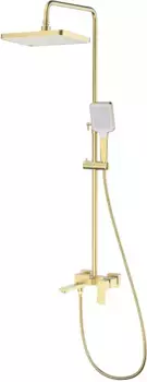 Душевая система Splenka S01.24.03 320x210 мм, со смесителем, золотой матовый