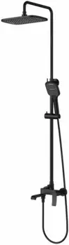 Душевая система Splenka S31.24.06 320x210 мм, со смесителем, черный матовый