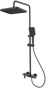 Душевая система Splenka S52.24.06 320x210 мм, со смесителем, черный матовый