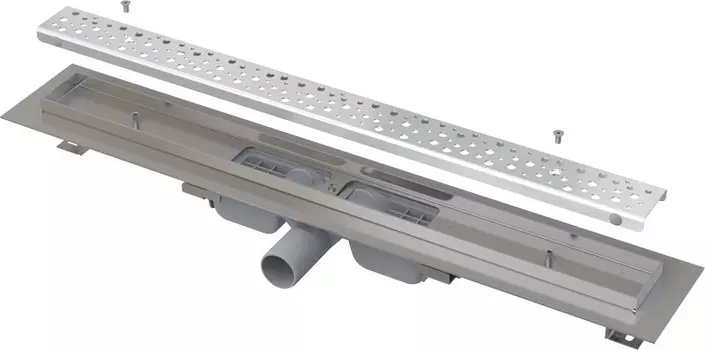 Душевой канал 1044 мм глянцевый хром AlcaPlast APZ111 Buble Antivandal APZ111-1050L