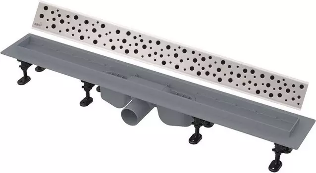 Душевой канал 1044 мм нержавеющая сталь AlcaPlast APZ12 Buble APZ12-1050 + BUBLE-1050M