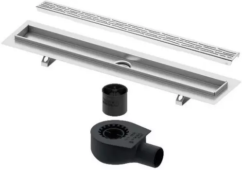 Душевой канал 1143 мм хром Tece TECEdrainline organic 601200 + 650000 + 660016 + 601260