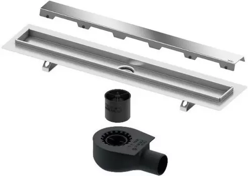 Душевой канал 1143 мм хром Tece TECEdrainline steel II 601200 + 650000 + 660016 + 601282