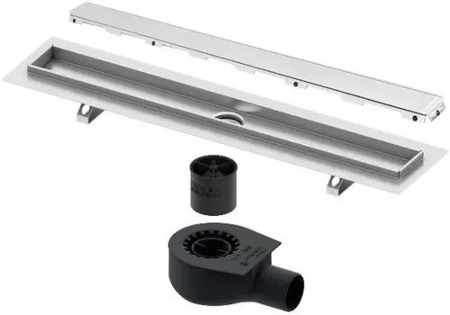 Душевой канал 1443 мм белый Tece TECEdrainline glass 601500 + 650000 + 660016 + 601591