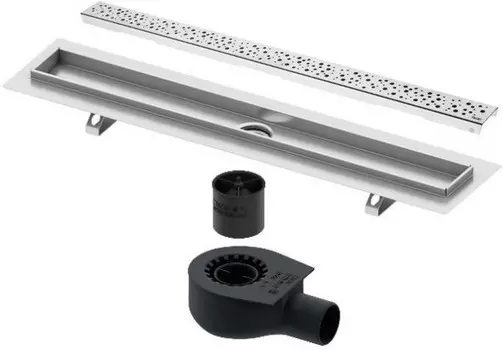 Душевой канал 1443 мм нержавеющая сталь Tece TECEdrainline drops 601500 + 650000 + 660016 + 601531