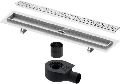 Душевой канал 643 мм хром Tece TECEdrainline drops 600700 + 650000 + 660016 + 600730