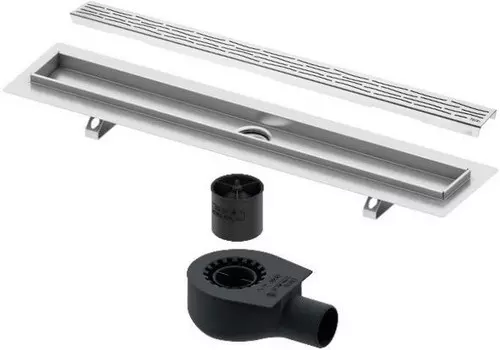 Душевой канал 843 мм хром Tece TECEdrainline organic 600900 + 650000 + 660016 + 600960