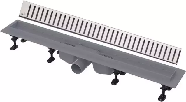 Душевои канал 844 мм глянцевый хром AlcaPlast APZ12 Pure APZ12-850 + PURE-850L